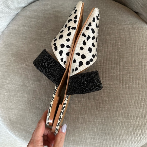 Anthropologie Paz Beaded Backless Mules EUC - Picture 9 of 12